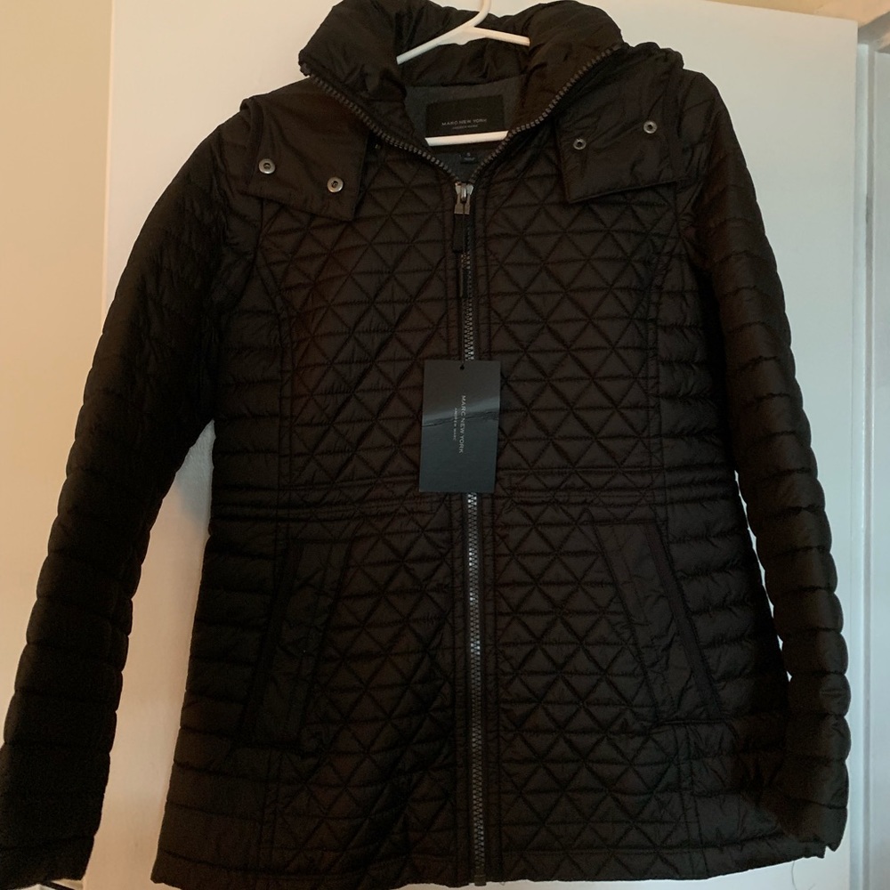 Andrew Mark Black Winter Coat